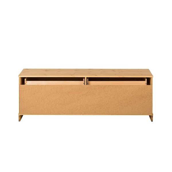 Cassettiera TV marrone in legno di pino Annabelle - Støraa-image-2