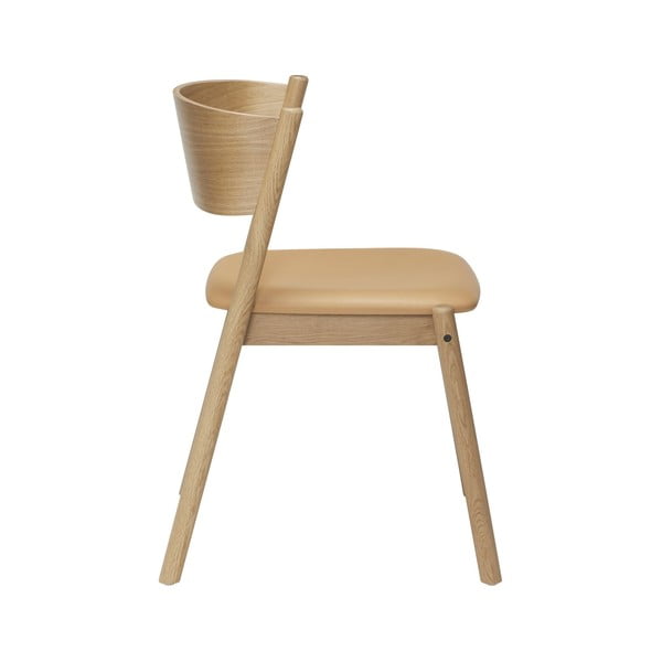 Sedie da pranzo in rovere Oblique - Hübsch-image-2