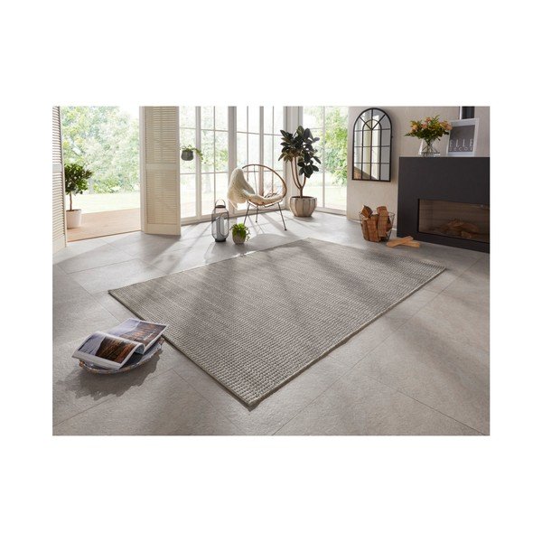 Tappeto grigio per esterni Brave Dreux, 80 x 150 cm - Elle Decoration-image-1