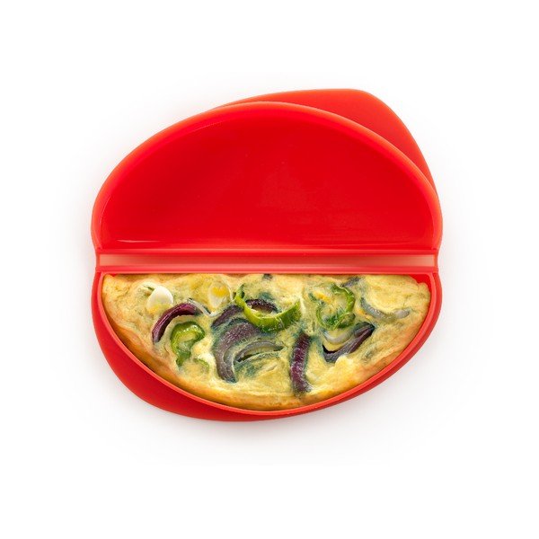 Stampo per omelette in silicone rosso - Lékué-image-2
