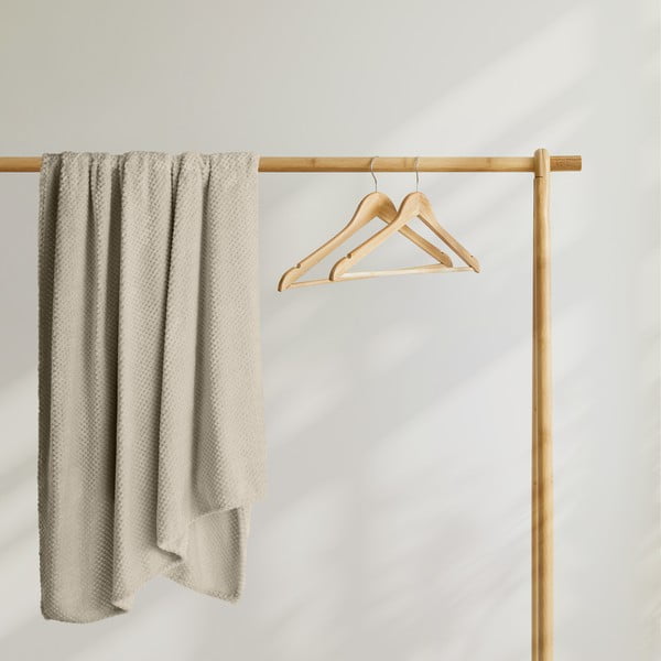 Coperta in microfibra marrone chiaro, 150 x 200 cm Henry - DecoKing-image-4