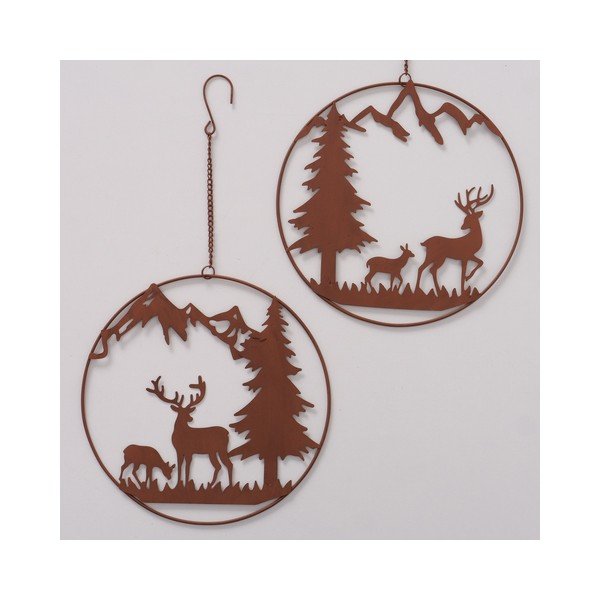 Set di 2 decorazioni natalizie appese Bertha - Boltze