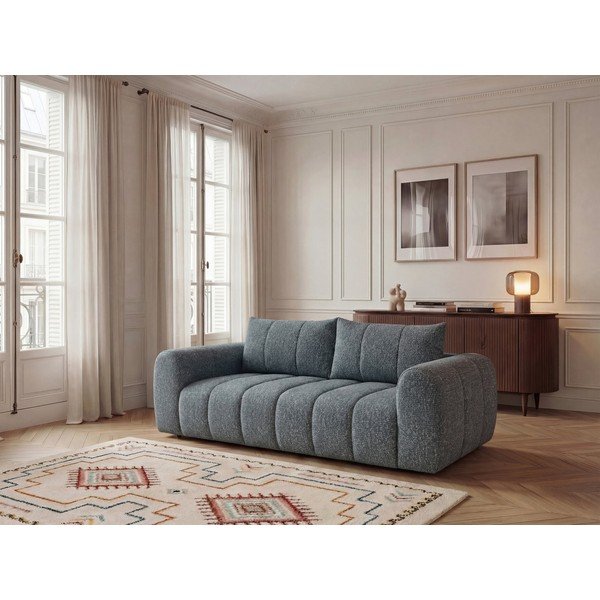 Divano blu 242 cm Nesty – Bobochic Paris-image-1