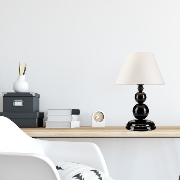 Lampada da tavolo nera Bouli - LAMKUR-image-1