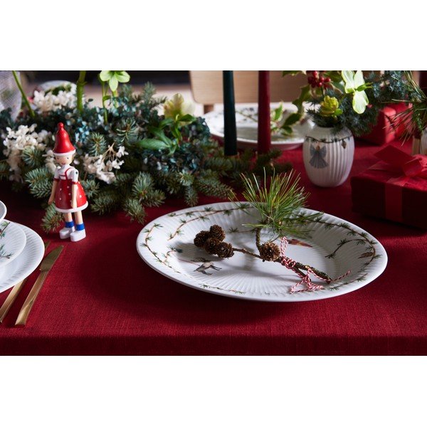 Vassoio in porcellana a tema natalizio 27x34 cm Hammershøi Christmas – Kähler Design-image-1