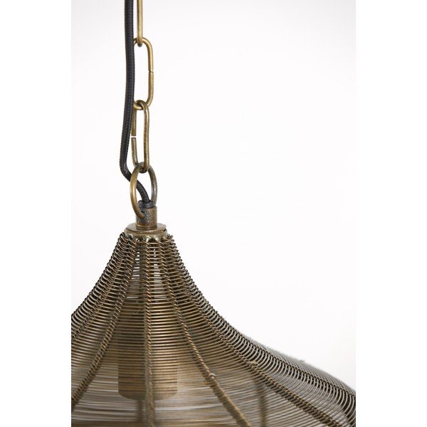 Lampadario color bronzo in metallo ø 36 cm Alvaro – Light & Living-image-4