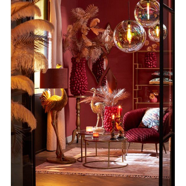 Lampadario con paralume in vetro ø 48 cm Medina – Light & Living-image-2