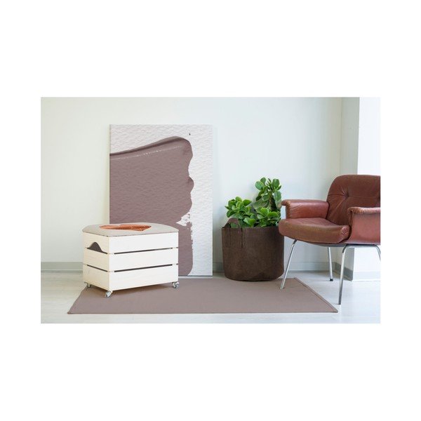 Contenitore bianco con sedile Cuore, 50 x 35 cm - Really Nice Things-image-1