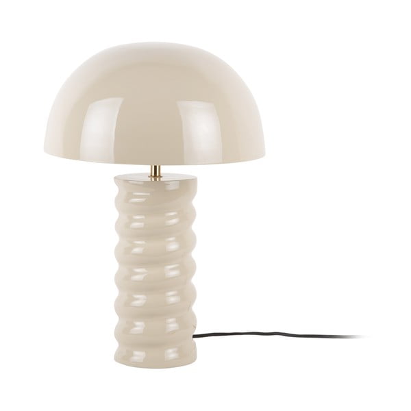 Lampada da tavolo grigia (altezza totale 45 cm) Gracio  – Leitmotiv