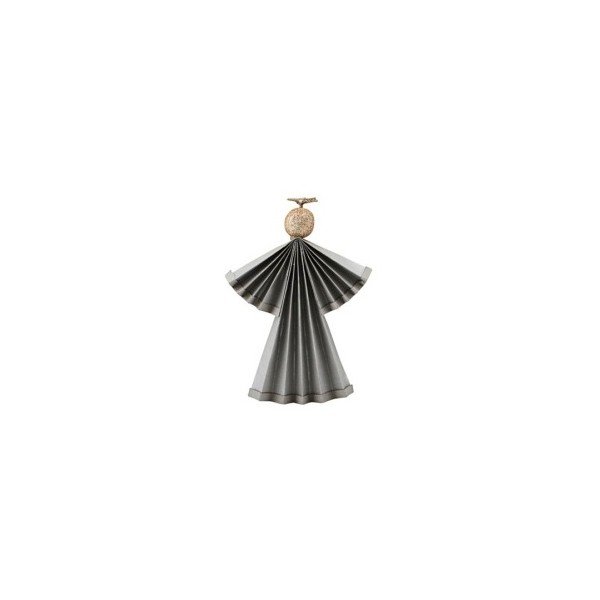Decorazione grigia a forma di angelo, altezza 12 cm - House Doctor-image-3