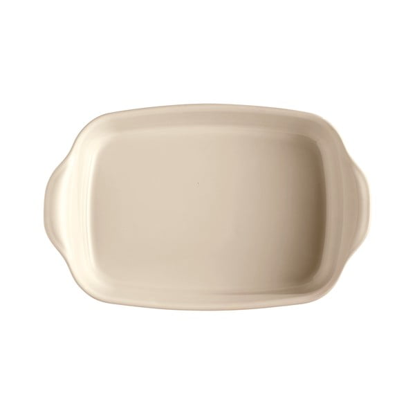 Piastra rettangolare in ceramica crema Ultime, 36,5 x 23,5 cm Ultimate - Emile Henry-image-1