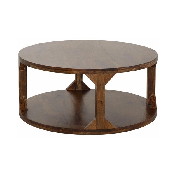 Tavolino in legno di mango Misha, diametro 60 cm - Støraa