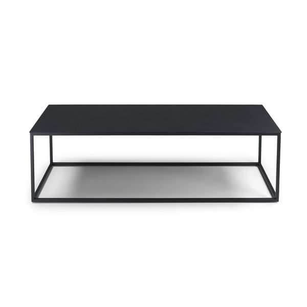 Tavolino in metallo nero 40x120 cm Store - Spinder Design