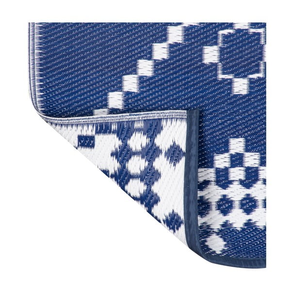 Tappeto da esterno blu e bianco Ambra, 120 x 180 cm - Green Decore-image-3