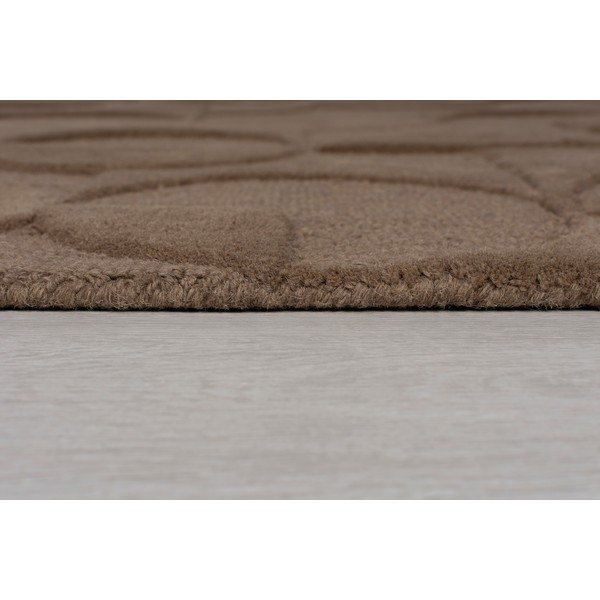 Tappeto di lana marrone Gigi, 120 x 170 cm - Flair Rugs-image-3