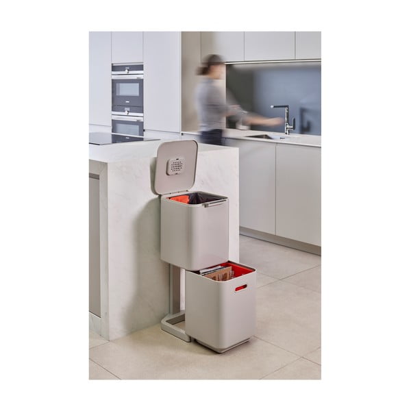 Totem Compact, bianco crema, 40 l - Joseph Joseph-image-1