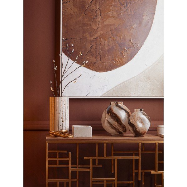 Dipinto con cornice inclusa/dipinto su tela 103x103 cm Astratto – Premier Housewares-image-4