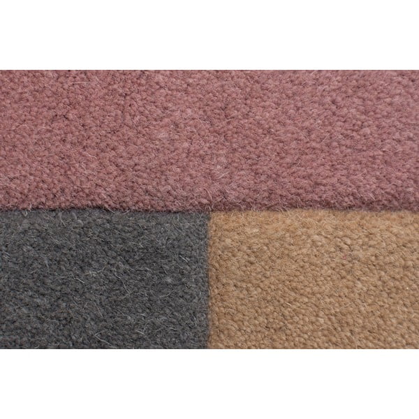 Tappeto in lana marrone 120x180 cm Collage - Flair Rugs-image-2