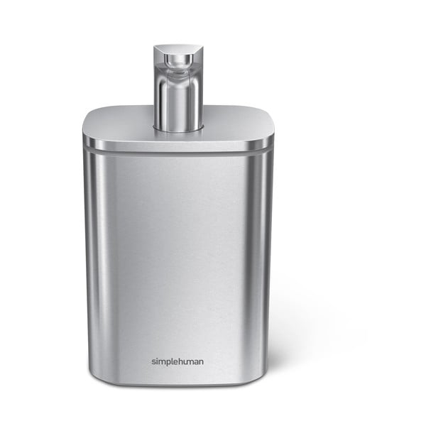 Dispenser di sapone in acciaio inox argento 473 ml - simplehuman