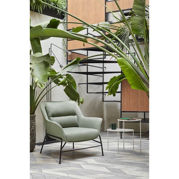 Poltrona grigio-verde Sadira - Teulat-image-1