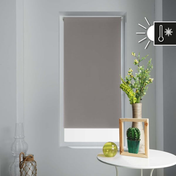 Tenda a pacchetto marrone chiaro in tessuto 90x180 cm Occult – douceur d'intérieur-image-2