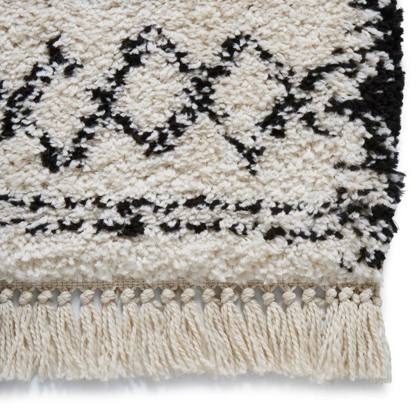 Tappeto bianco/nero 230x160 cm Boho - Think Rugs-image-3