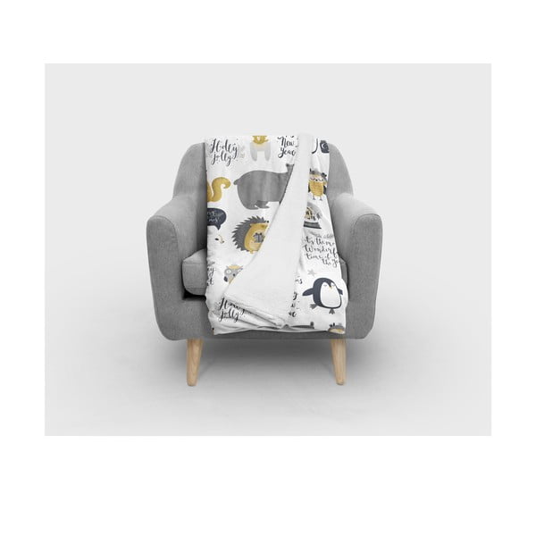 Coperta bianca per neonati 120x180 cm - Oyo home-image-1