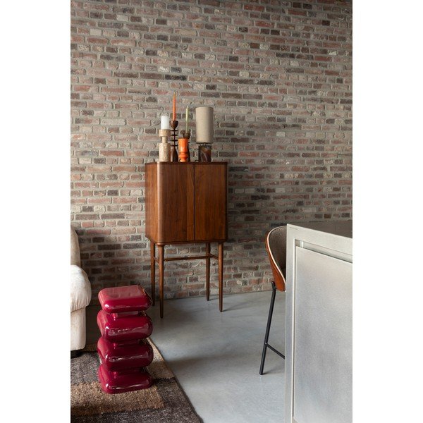 Tavolino in metallo 29x29 cm Stubby – Dutchbone-image-1