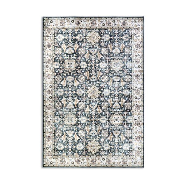 Tappeto blu 160x230 cm Saveh Blue Cream - Elle Decoration