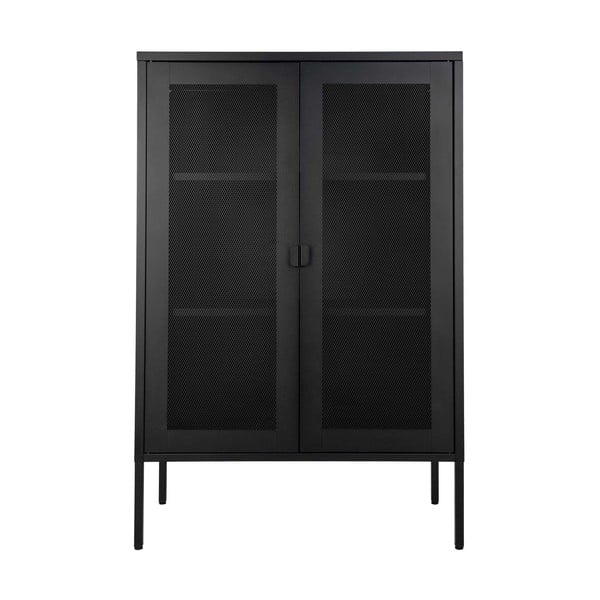 Vetrina in metallo nero 80x120 cm Melbourne - House Nordic-image-1