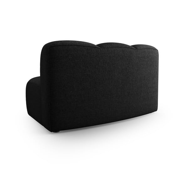 Divano componibile nero/color antracite (solo con parte centrale) Lupine – Micadoni Home-image-3