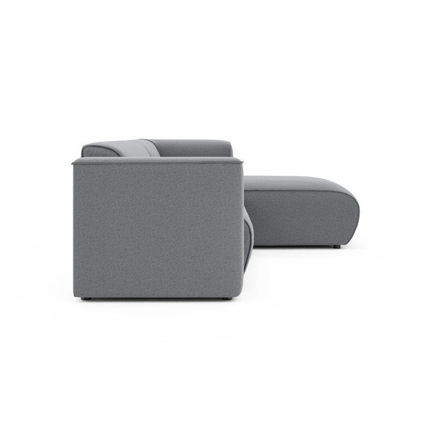 Divano angolare grigio chiaro (con penisola a destra/con chaise lounge) Merid  – Ropez-image-3