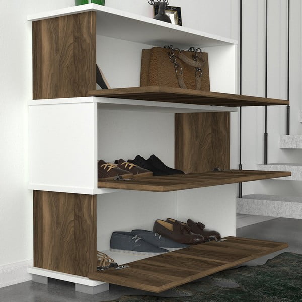 Scarpiera a 3 cassetti Napolyon - Furny Home-image-4