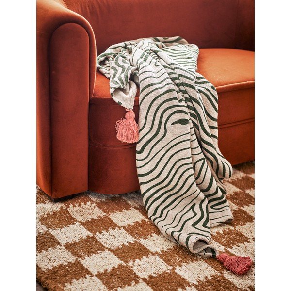Coperta in misto cotone 130x160 cm Woodsby – Bloomingville-image-1
