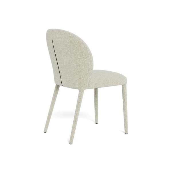 Sedie da pranzo in set grigio chiaro imbottito impilabili 2 pz Patricia – Actona-image-4