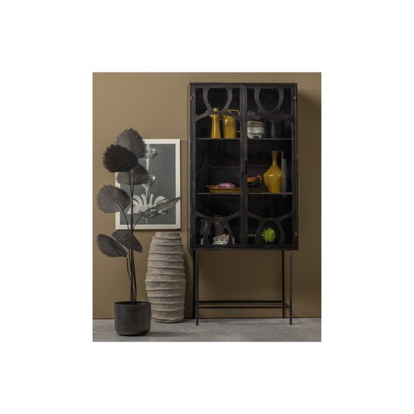 Vetrina in metallo antracite 81x181 cm Gracious - BePureHome-image-1