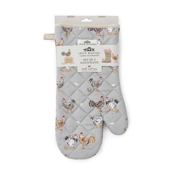 Set di guanti da forno in cotone 2 pz Hen House – Cooksmart ®-image-2