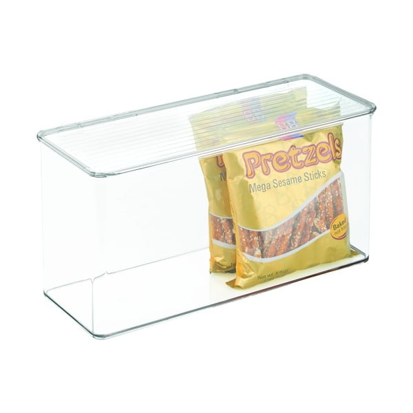 Scatola trasparente con coperchio , 14,5 x 34 cm Binz - iDesign-image-3