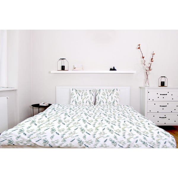 Biancheria da letto in cotone sateen , 200 x 200 cm Eucalyptus Branches - Butter Kings-image-1