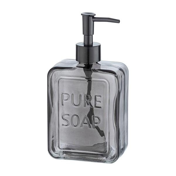 Dispenser per sapone in vetro grigio Pure - Wenko