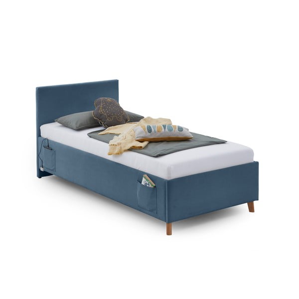 Letto da bambini blu imbottito rete non inclusa 90x200 cm Cool – Meise Möbel-image-4