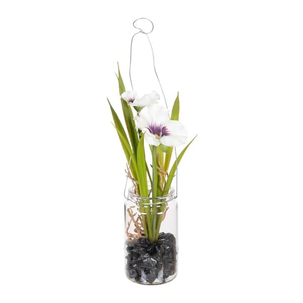 Fiori artificiali (altezza 18 cm) Pansy - Ixia