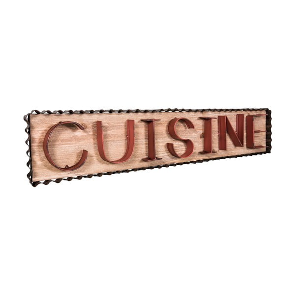 Decorazione murale Cuisine Red, 72 x 14 cm - Antic Line