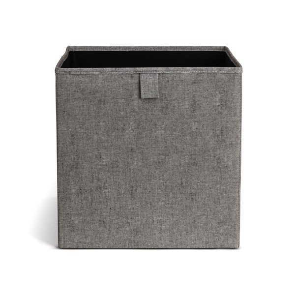 Scatola grigia in tessuto 32x31,5x31,5 cm Soft Storage Cube – Bigso