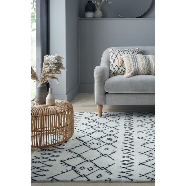 Tappeto lavabile bianco 120x170 cm Adil - Flair Rugs-image-1