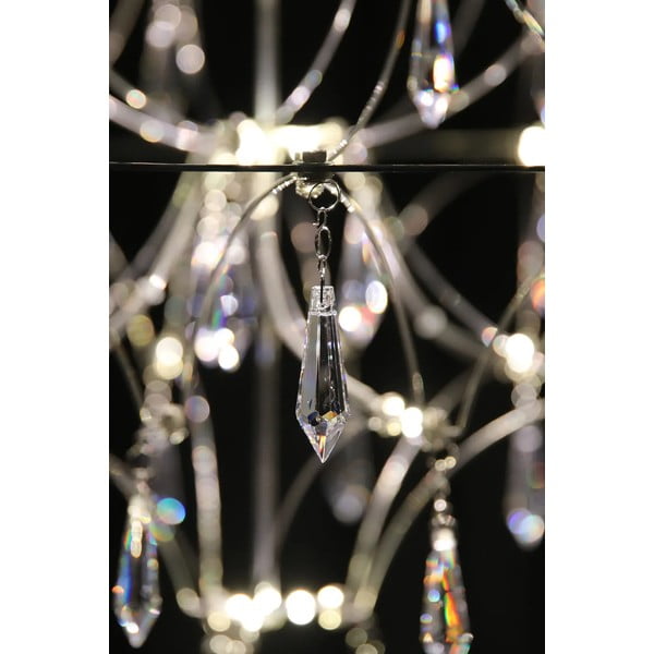 Lampadario LED argentato ø 60 cm Efesos – Markslöjd-image-2