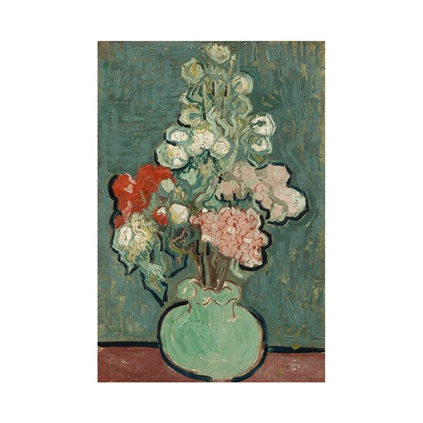 Obraz Vincenta van Gogha - Vase of Flowers, 90x60 cm