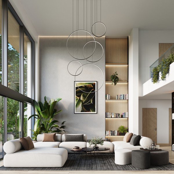 Lampadario LED nero in alluminio RIO – Thoro-image-3
