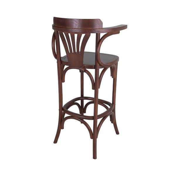 Sedia da bar in olmo marrone (altezza seduta 77 cm) Montmartre - Antic Line-image-1