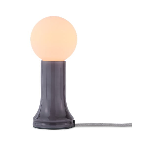 Lampada da tavolo grigio scuro con intensità regolabile (altezza 22,5 cm) Shore – tala